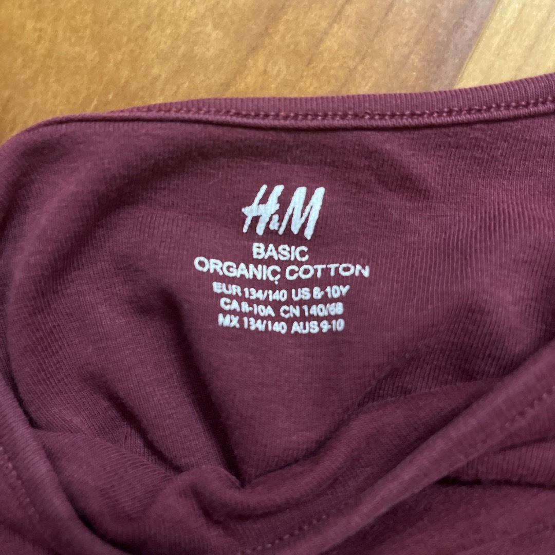 H&H(エイチアンドエイチ)のカットソーH&M キッズ/ベビー/マタニティのキッズ服女の子用(90cm~)(Tシャツ/カットソー)の商品写真