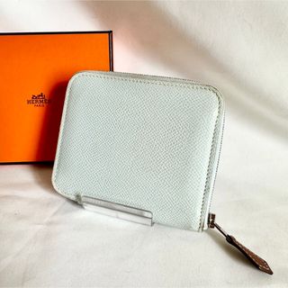 エルメス HERMES べアンコンビネ B刻 ブラック　ゴールド金具 シェーブル レディース 二つ折り財布ベルト金具内側