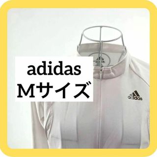 アディダス(adidas)のadidas Mサイズ　Tシャツ　スポーツウェア　ホワイト　ハイネック(Tシャツ(長袖/七分))