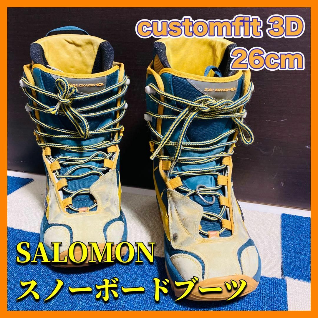SALOMON(サロモン)のSALOMON スノーボードブーツ customfit3D 26.0cm スポーツ/アウトドアのスノーボード(ブーツ)の商品写真