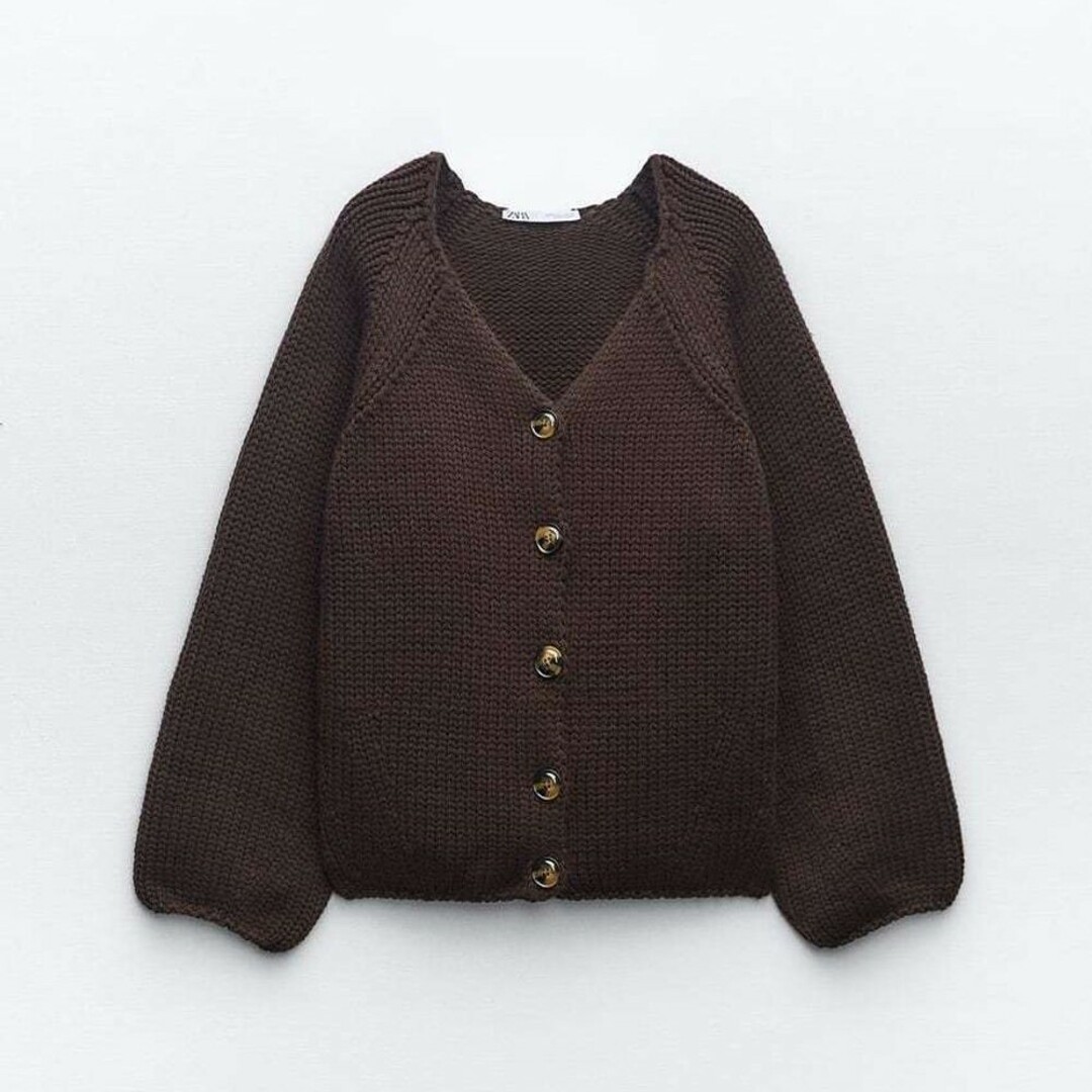 ZARA - ZARA オーバーサイズニットカーディガン Mサイズ ZARA - ZARA オーバーサイズニットカーディガン Mサイズ