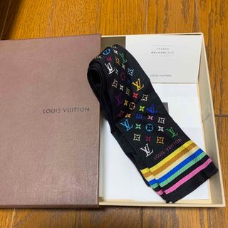 ルイヴィトン(LOUIS VUITTON)のルイヴィトン　ルイヴィトン　マルチカラー　モノグラム　バンドー　シルク(バンダナ/スカーフ)