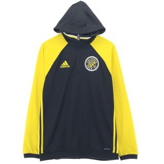 アディダス(adidas)の古着 アディダス adidas COLUMBUS CREW ハーフジップ ジャージプルオーバーパーカー メンズM /eaa230918(その他)