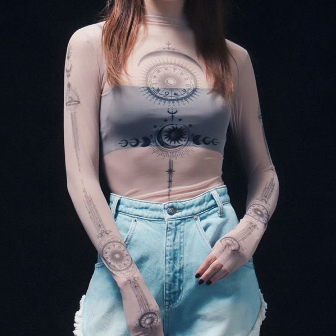 メルトザレディ horoscope tattoo tops(nude) | フリマアプリ ラクマ