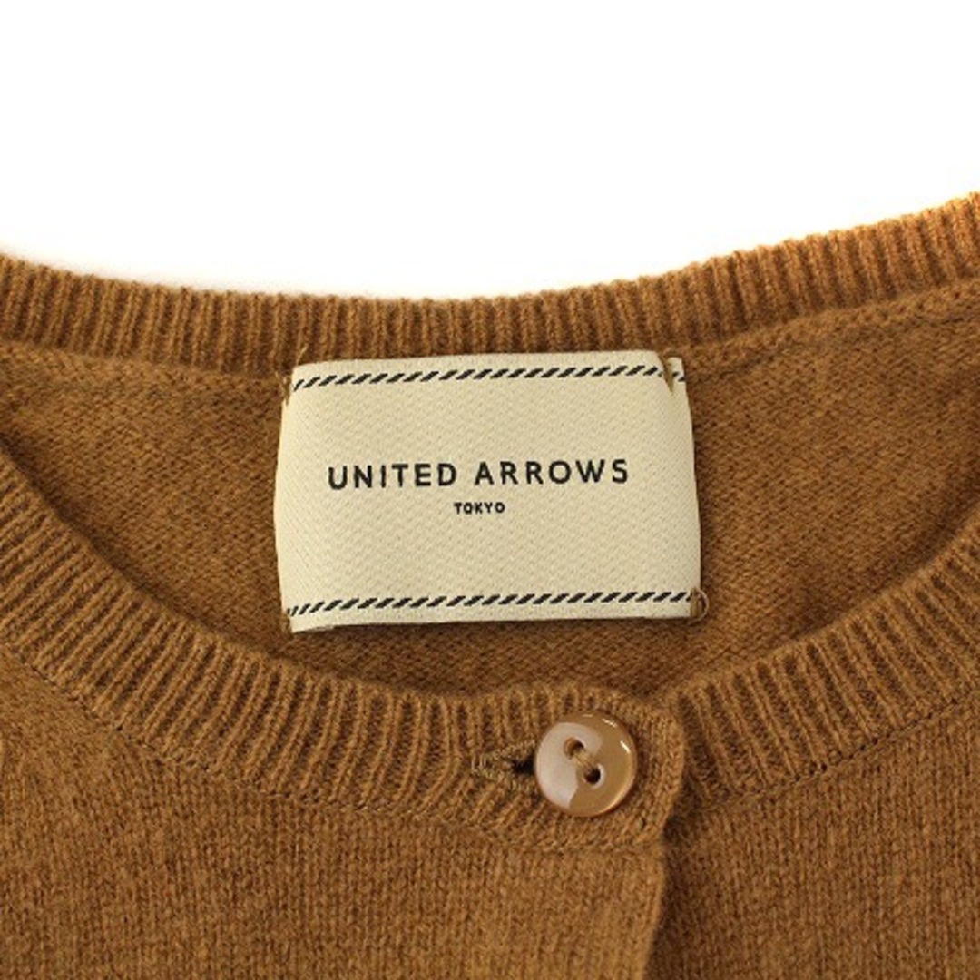 UNITED ARROWS(ユナイテッドアローズ)のユナイテッドアローズ トウキョウ TOKYO カーディガン 長袖 ウール 茶 レディースのトップス(カーディガン)の商品写真