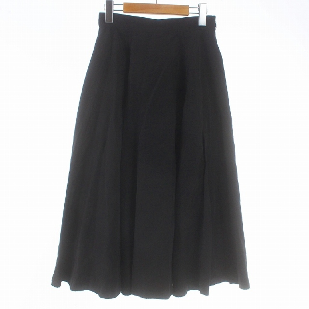 23区(ニジュウサンク)の23区 オンワード樫山 スカート フレア ミモレ ロング 34 XS ブラック レディースのスカート(ロングスカート)の商品写真