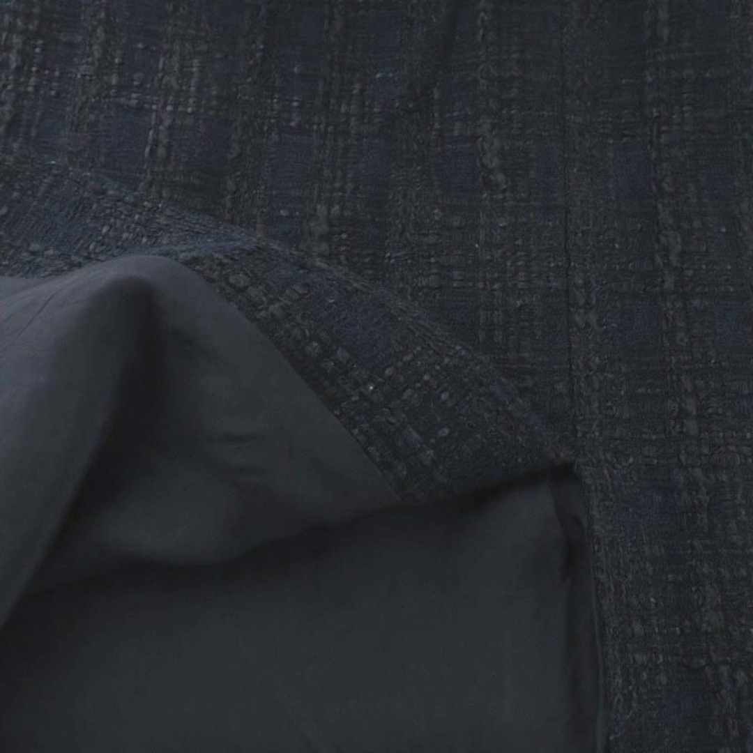ANAYI(アナイ)のアナイ 21SS フレアスカート ミモレ ロング ツイード 36 S 紺 レディースのスカート(ロングスカート)の商品写真