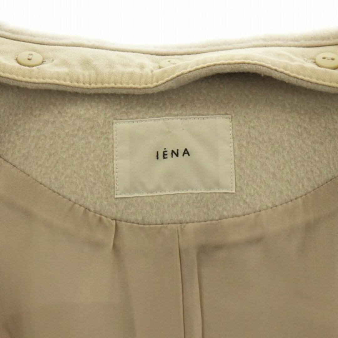 IENA(イエナ)のイエナ 二重織りシャルムフードコクーンコート ミドル 長袖 40 L ベージュ レディースのジャケット/アウター(その他)の商品写真