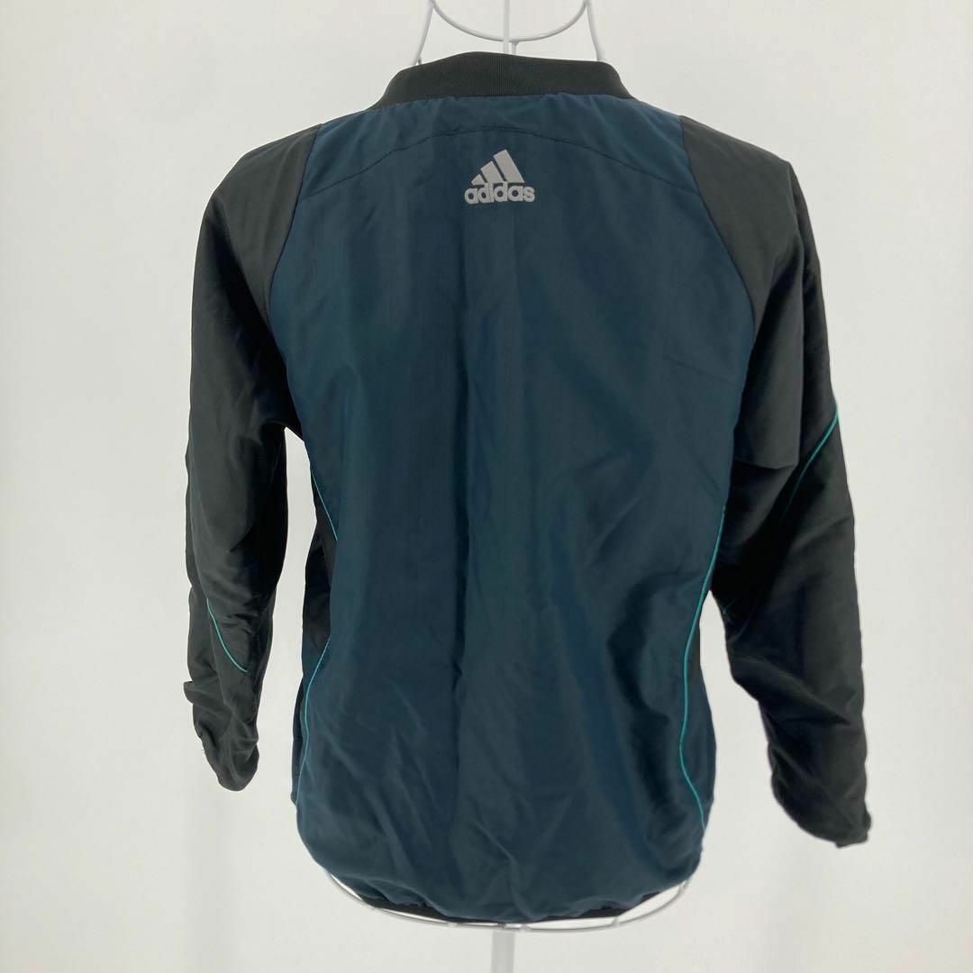 adidas(アディダス)のadidas 140サイズ　ジャージ　スポーツウェア　ネイビー　ブラック キッズ/ベビー/マタニティのキッズ服女の子用(90cm~)(その他)の商品写真