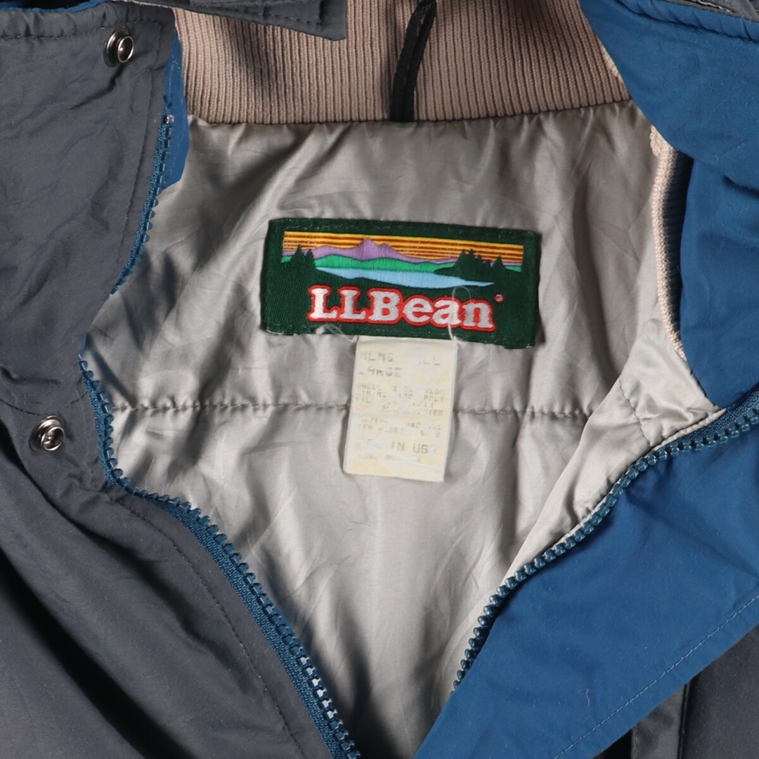 L.L.Bean(エルエルビーン)の古着 80年代 エルエルビーン L.L.Bean PENOBSCOT PARKA 中綿マウンテンパーカー シェルジャケット USA製 メンズL ヴィンテージ /evb003375 メンズのジャケット/アウター(マウンテンパーカー)の商品写真