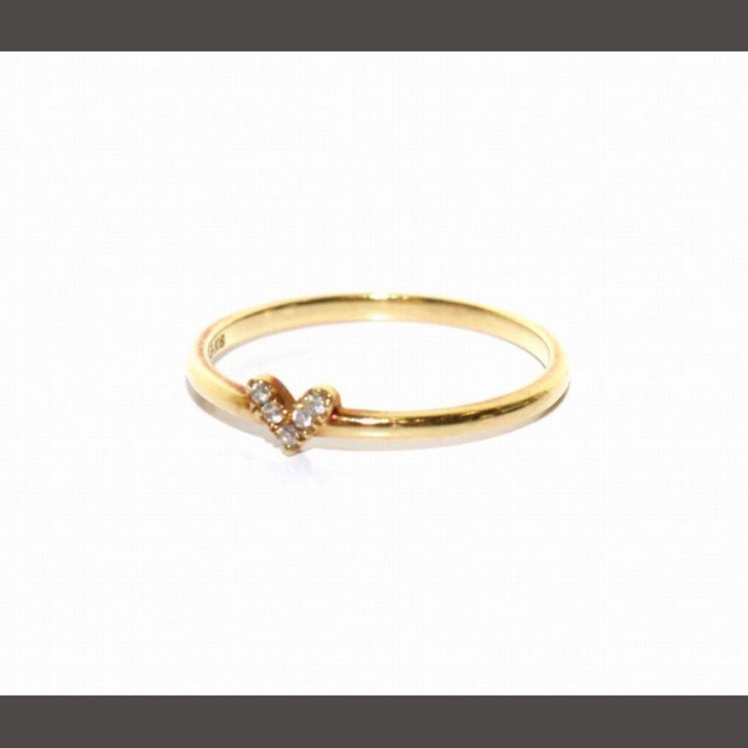 アーカーブラン ローラハート リング ピンキーリング 0.01ct K18 4号 レディースのアクセサリー(リング(指輪))の商品写真