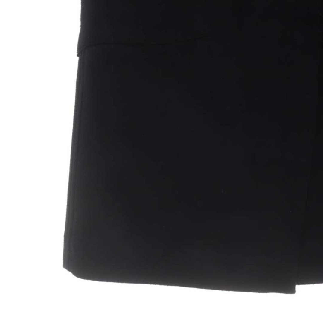 MACPHEE(マカフィー)のマカフィー トゥモローランド ウールジャージー ラップタイトスカート ひざ丈 黒 レディースのスカート(ひざ丈スカート)の商品写真