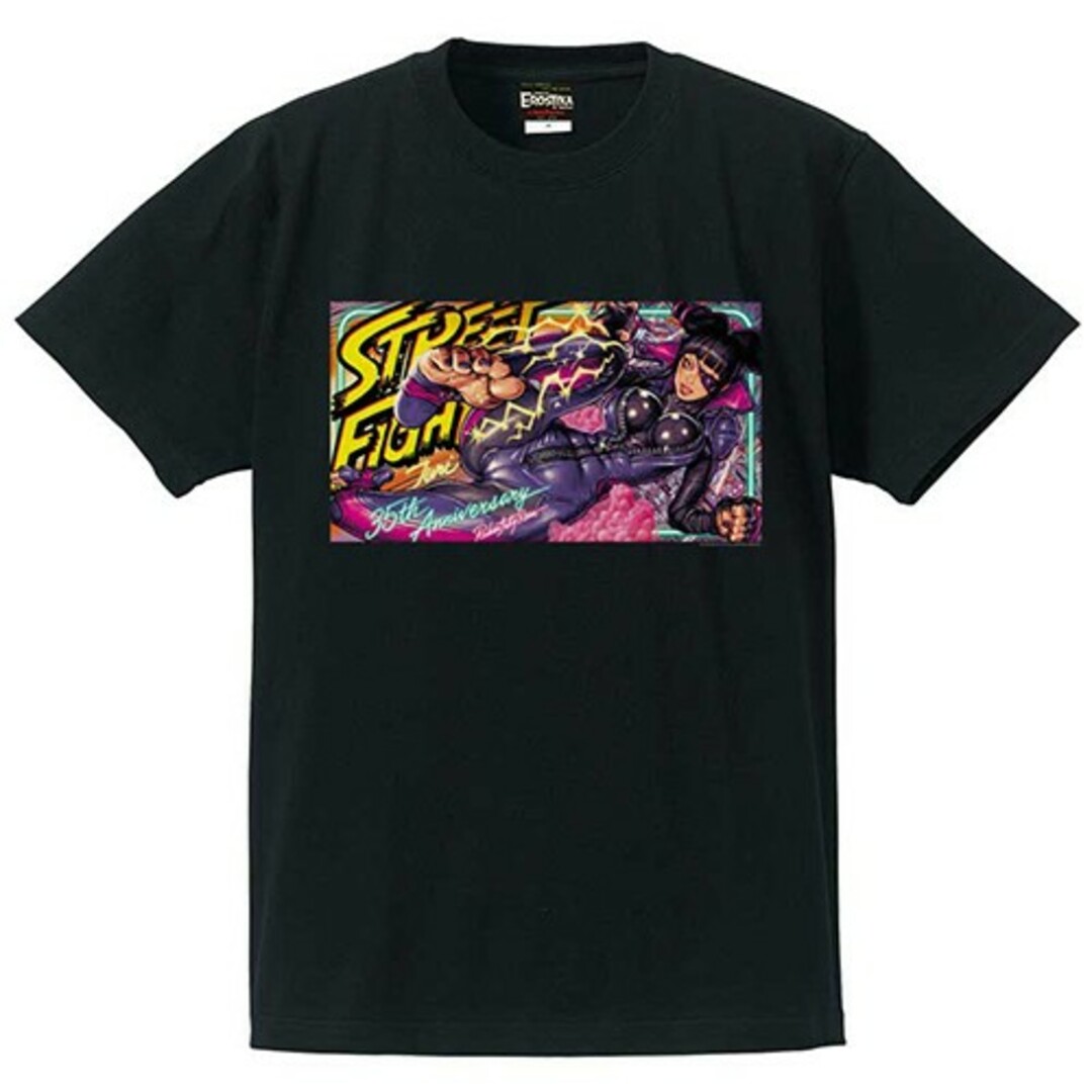 ロッキンジェリービーン×ストリートファイターEROSTIKA ジュリ メンズのトップス(Tシャツ/カットソー(半袖/袖なし))の商品写真