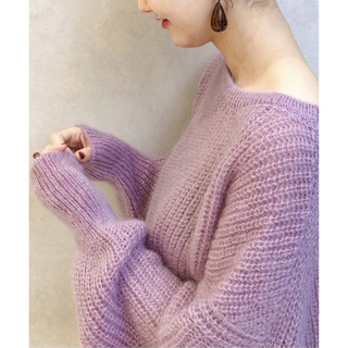 ニット/セーターt. japan　v neck hand knit