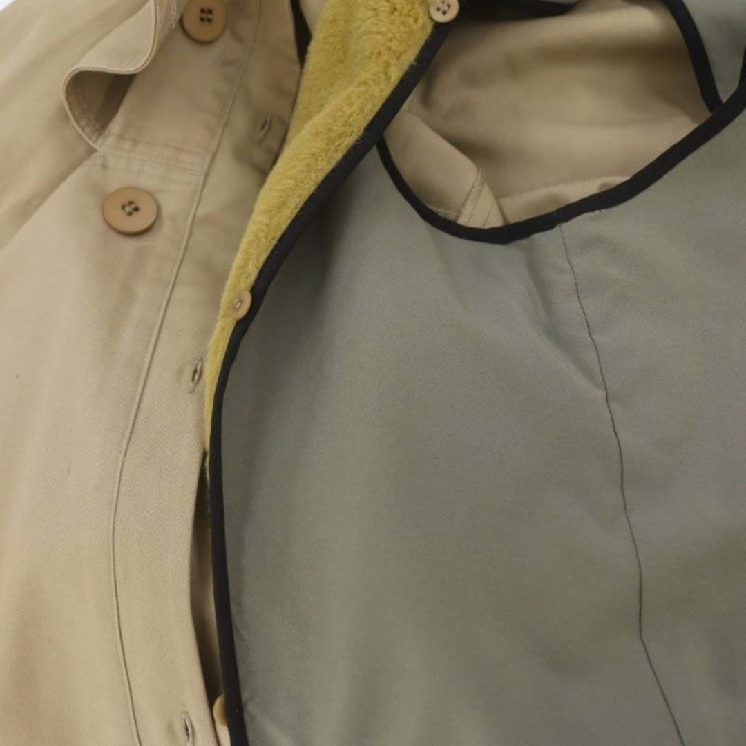 ENFOLD(エンフォルド)のエンフォルド CO ピーチツイルライナー付き ロングトレンチコート アウター レディースのジャケット/アウター(トレンチコート)の商品写真