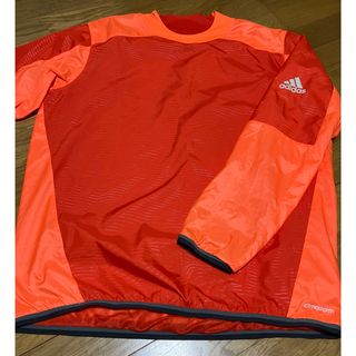 アディダス(adidas)のアディダス 暖かトレーニングウェア L.オレンジ裏メッシュ・ウインドブレーカ(その他)