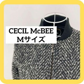 セシルマクビー(CECIL McBEE)のCECIL McBEE Mサイズ　ジャンパー　アウター　ブラック(ブルゾン)