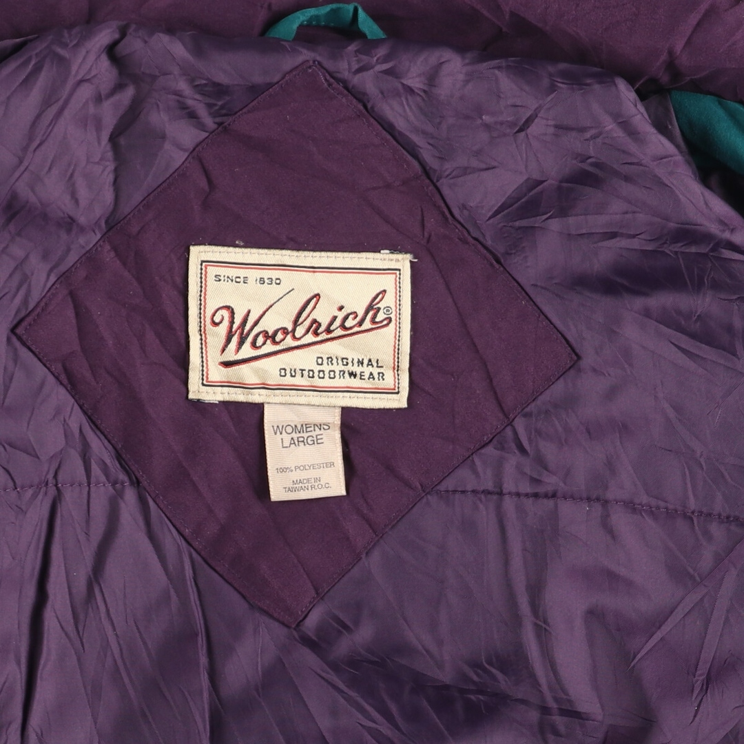 WOOLRICH(ウールリッチ)の古着 00年代 ウールリッチ WOOLRICH 中綿マウンテンジャケット シェルジャケット レディースL /eaa414645 レディースのジャケット/アウター(その他)の商品写真