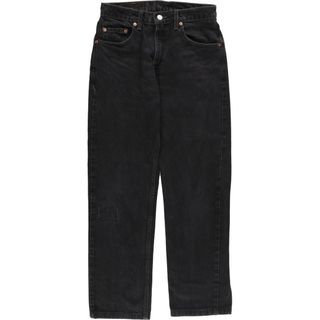 リーバイス(Levi's)の古着 00年代 リーバイス Levi's 505 REGULAR FIT STRAIGHT LEG ブラックデニム テーパードデニムパンツ カナダ製 メンズw29 /eaa416005(デニム/ジーンズ)