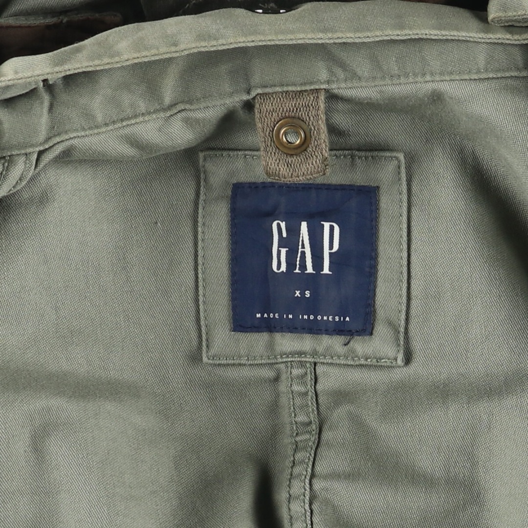 GAP(ギャップ)の古着 ギャップ GAP ミリタリー フィールドジャケット パーカー レディースXS /eaa414652 レディースのジャケット/アウター(ミリタリージャケット)の商品写真