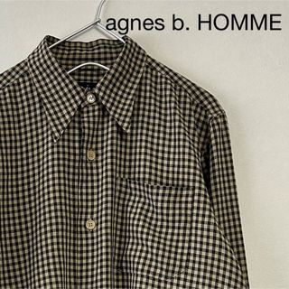 アニエスベー(agnes b.)の古着 90s agnes b. HOMME 長袖シャツ ピンホールあり(シャツ)