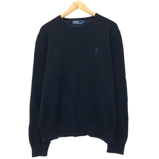 ラルフローレン(Ralph Lauren)の古着 ラルフローレン Ralph Lauren POLO by Ralph Lauren コットンニットセーター メンズL /eaa415573(ニット/セーター)