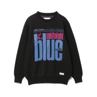 WACKO MARIA(ニット/セーター ・ ブルー・ネイビー/青色系)の WACKO MARIA(ニット/セーター ・ ブルー・ネイビー/青色系)の
