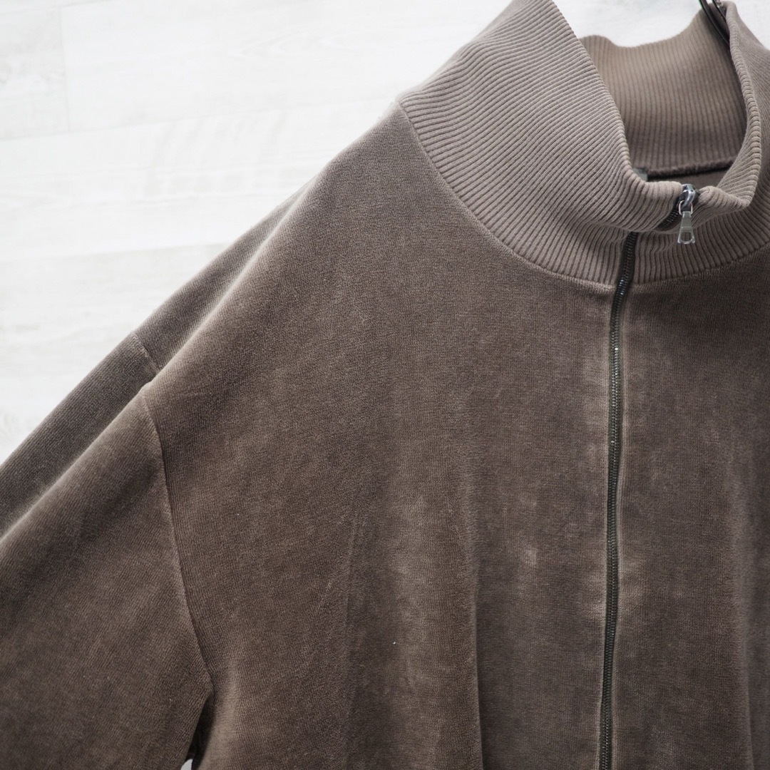 A.P.C(アーペーセー)のA.P.C. 00’sフランス製 ベロアトラックジャケット-Brown/4 メンズのトップス(ジャージ)の商品写真