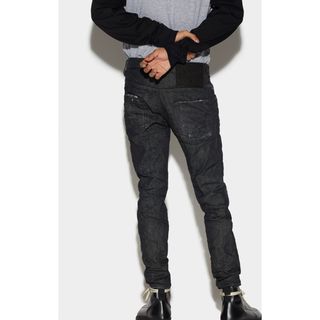 ディースクエアード(DSQUARED2)のBLACK CLEAN WASH SKATER JEANS 44(デニム/ジーンズ)