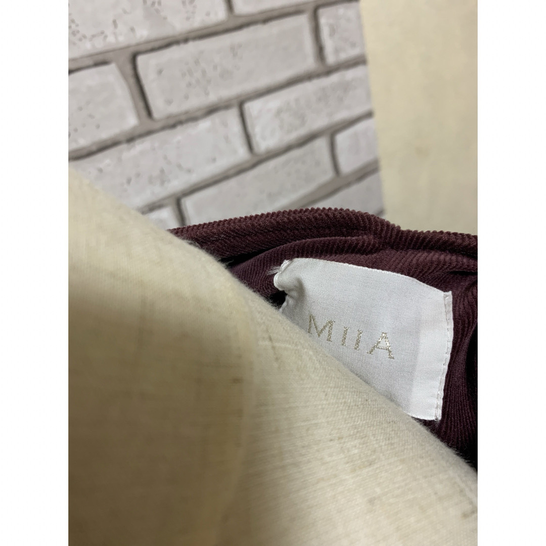 MIIA(ミーア)の【5/6まで】☆MIIA☆ ノーカラーコーデュロイジャケット　Mサイズ　新品 レディースのジャケット/アウター(ノーカラージャケット)の商品写真