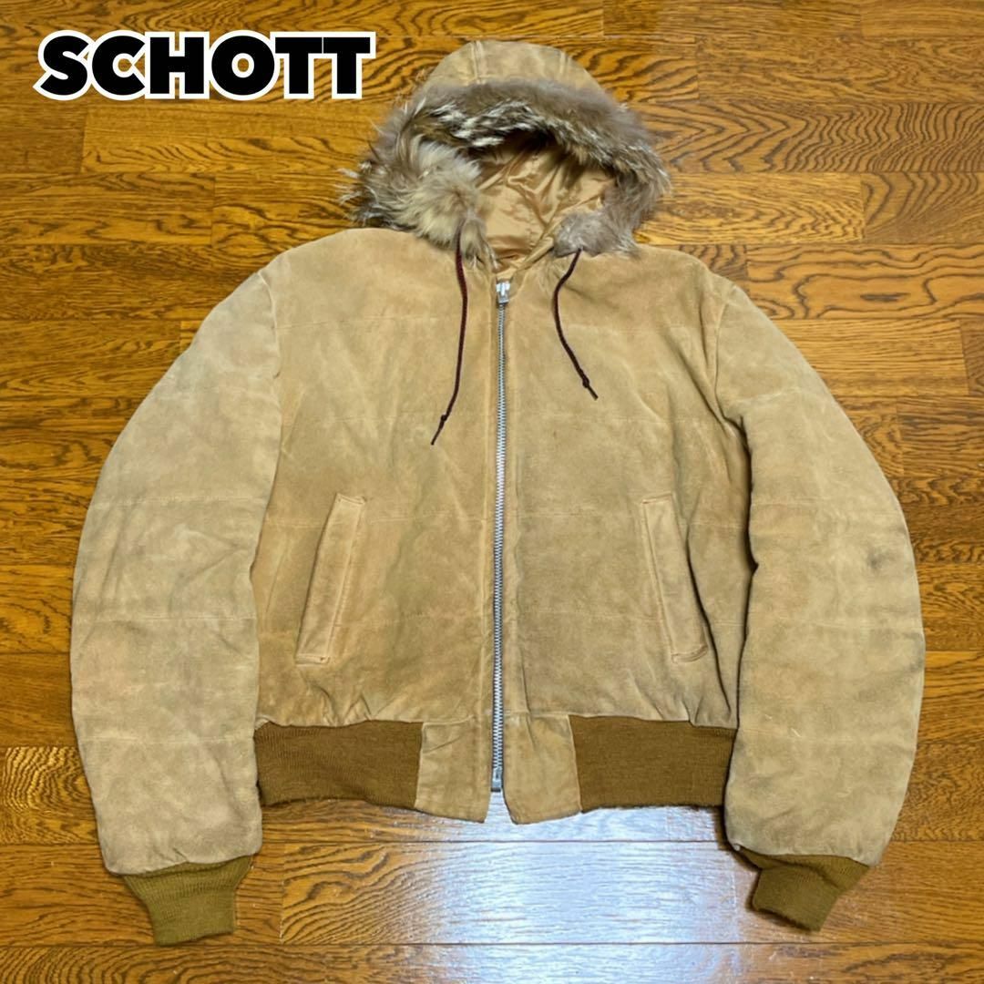 schott(ショット)の70s-80s USA製 SCHOTT ショット スウェードジャケット メンズのジャケット/アウター(レザージャケット)の商品写真