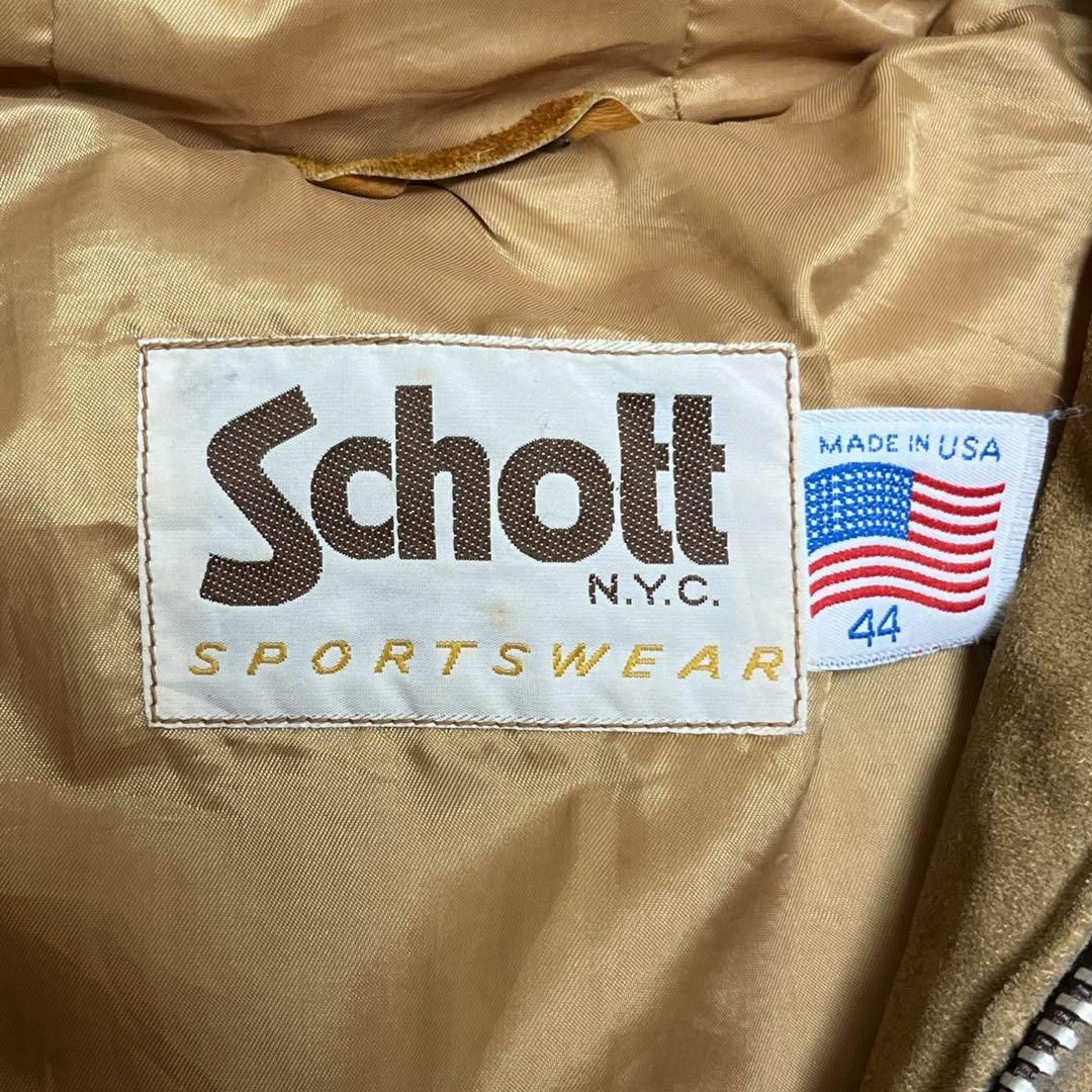 schott - 70s-80s USA製 SCHOTT ショット スウェードジャケットの通販
