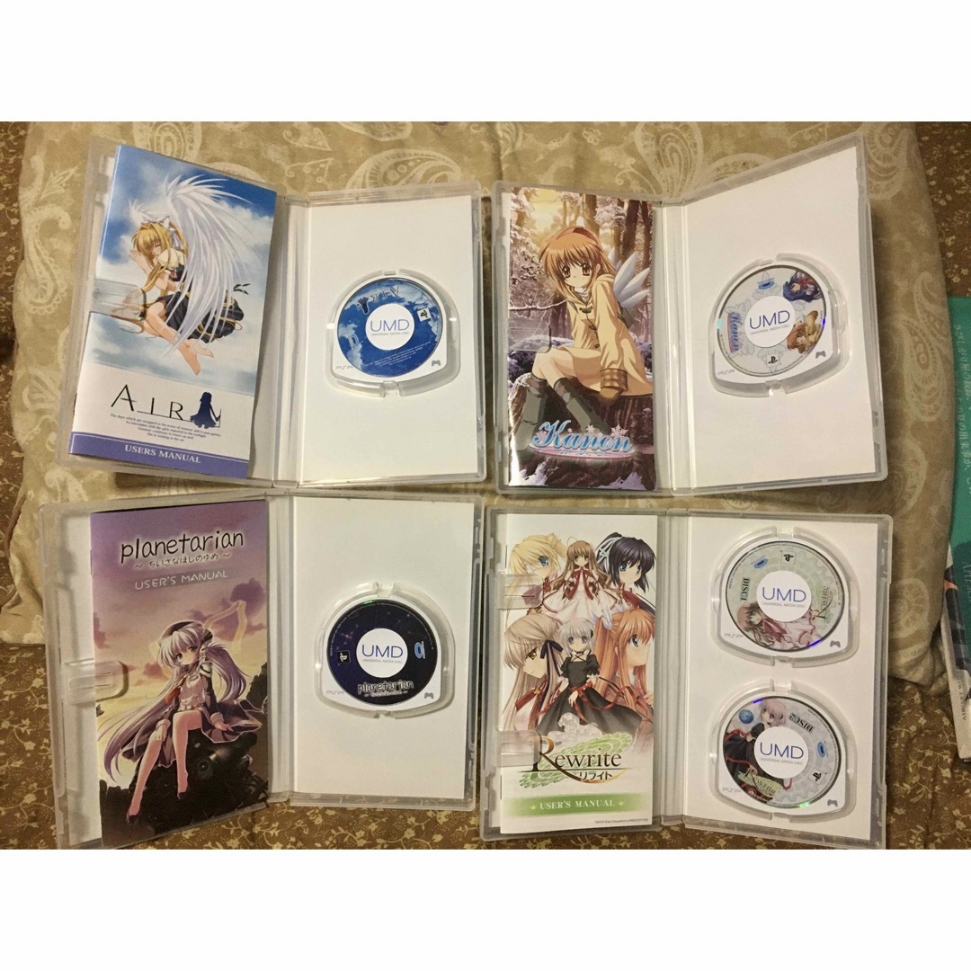 PSP key作品 全シリーズ(一部新品未開封) 10点セット+α 資料集付き