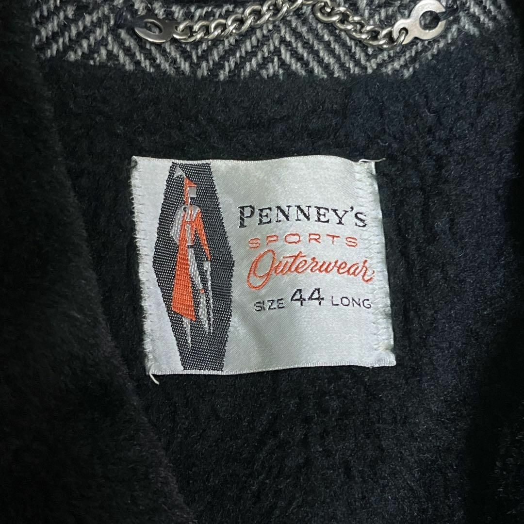 60s PENNEY'S ペニーズ ツイードジャケット コート ヘリンボーン