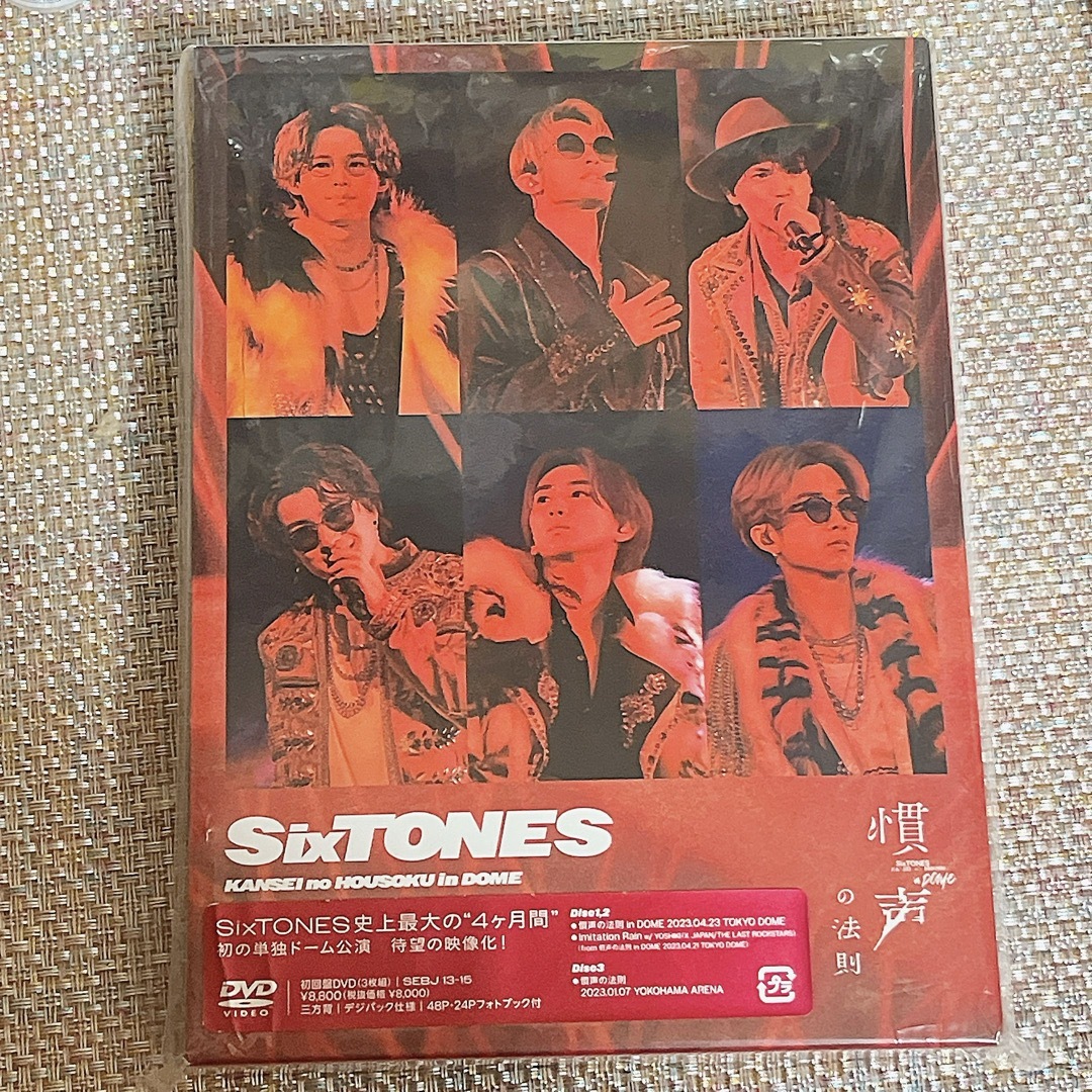 SixTONESSixTONES/慣声の法則 in DOME〈初回盤・3枚組〉DVD
