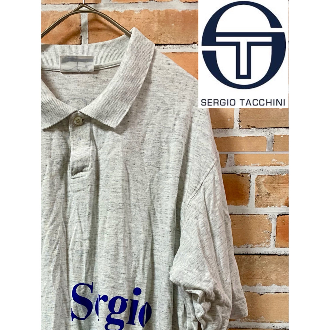 Sergio Tacchini(セルジオタッキーニ)の【お洒落】sergiotacchini セルジオタッキーニ☆ビッグポロシャツ メンズのトップス(ポロシャツ)の商品写真