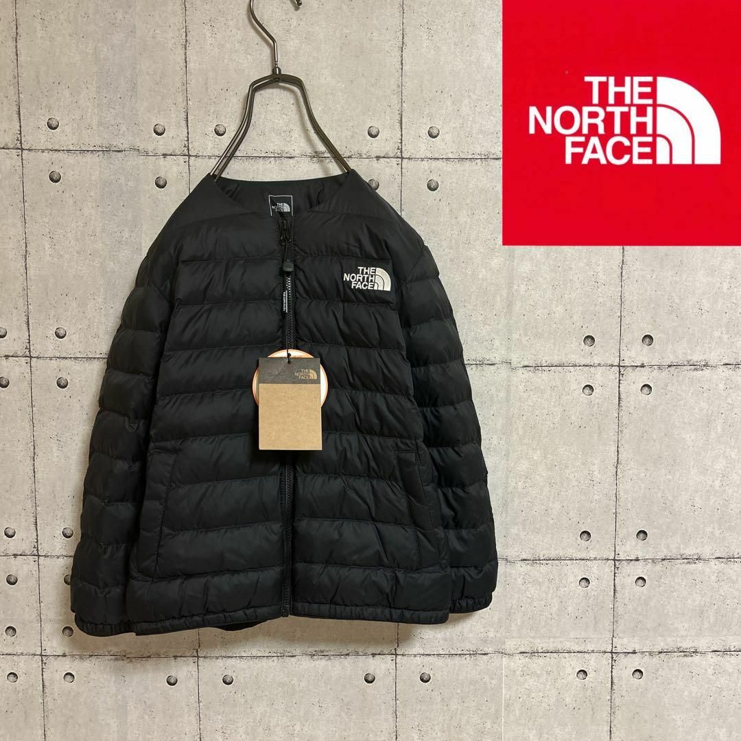 THE NORTH FACE(ザノースフェイス)の【新品】ノースフェイス　ダウンジャケット　BALL EX  タグ付　キッズ120 キッズ/ベビー/マタニティのキッズ服女の子用(90cm~)(コート)の商品写真