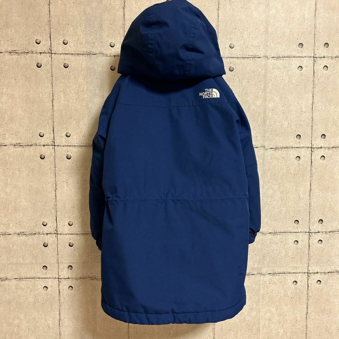 THE NORTH FACE(ザノースフェイス)の【美品】ノースフェイス　ダウンジャケット　ブルー　オレンジ　キッズ110 キッズ/ベビー/マタニティのキッズ服男の子用(90cm~)(コート)の商品写真