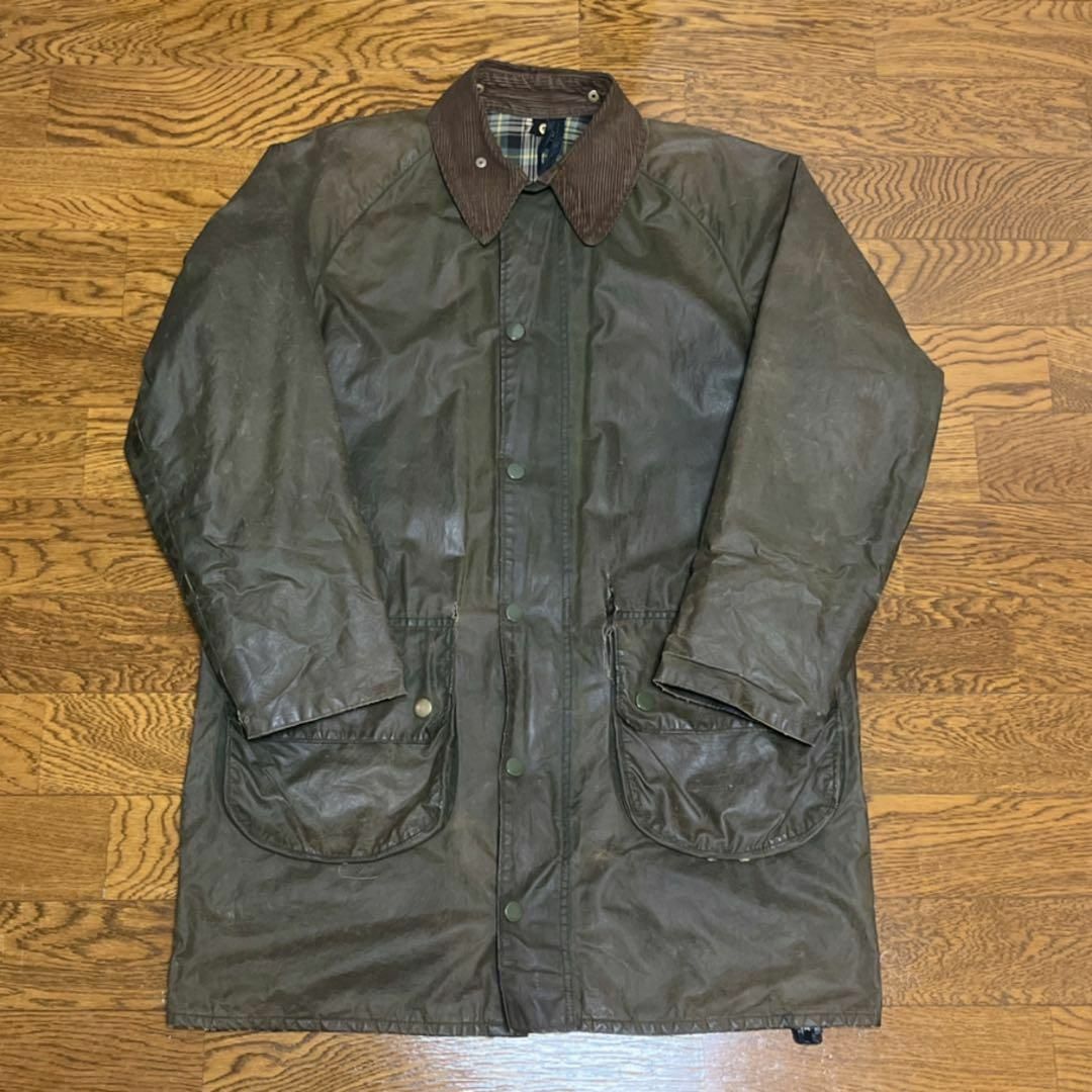 70s-80s Barbour バブアー オイルドジャケット Gamefair古着BUZZ_