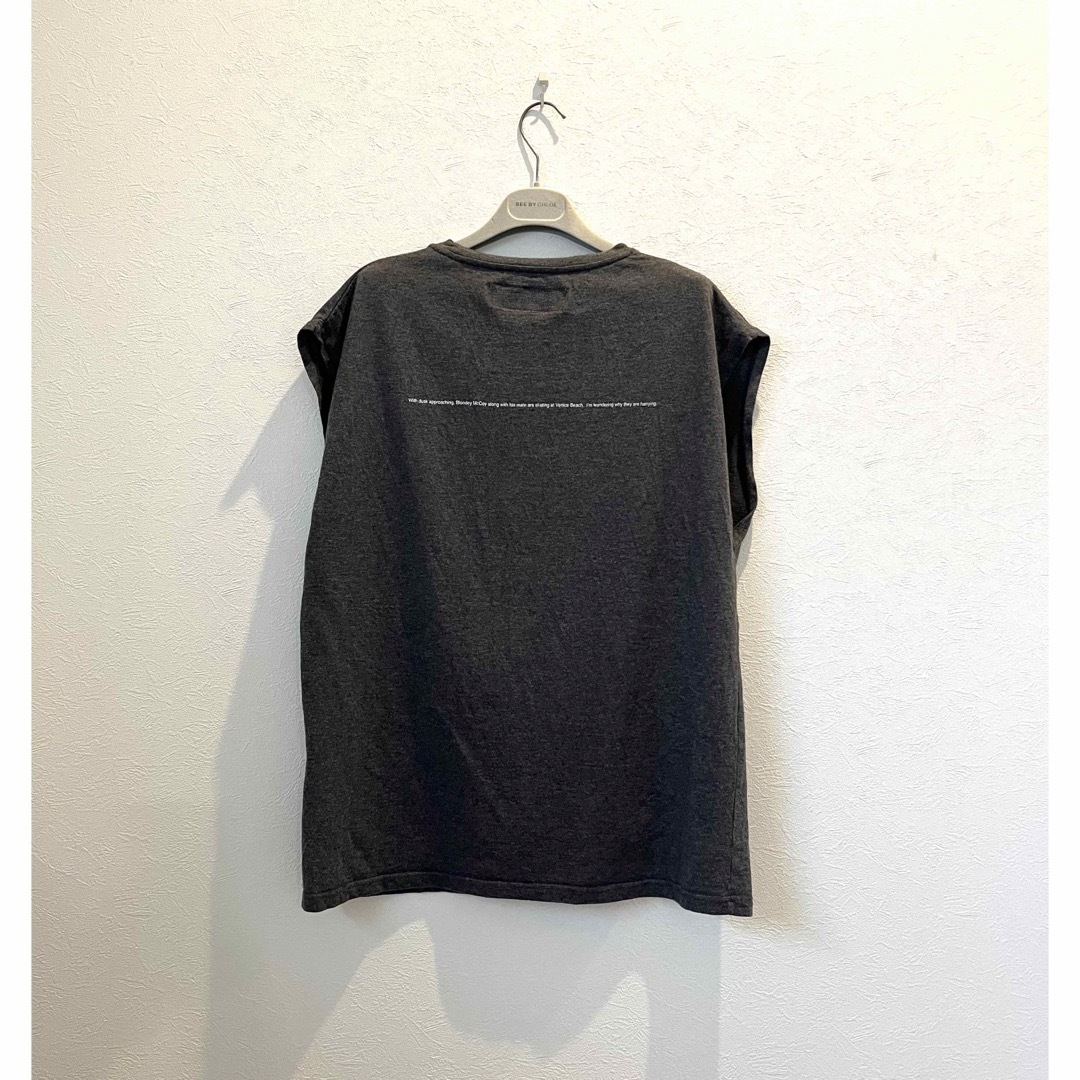 Plage(プラージュ)のplage✖️Jane Smith SP OVER ノースリーブ　Tシャツ　美品 レディースのトップス(Tシャツ(半袖/袖なし))の商品写真