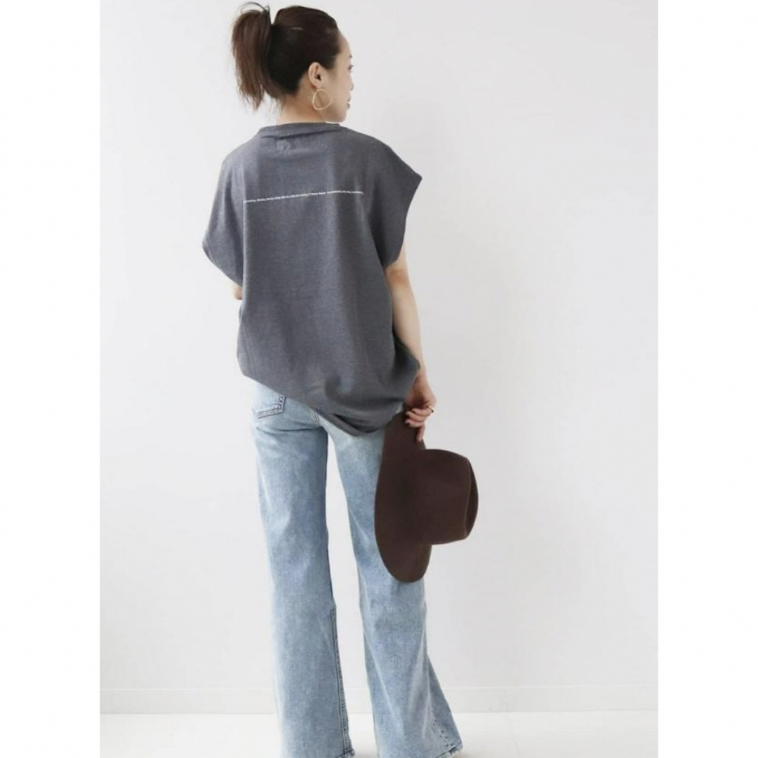 Plage(プラージュ)のplage✖️Jane Smith SP OVER ノースリーブ　Tシャツ　美品 レディースのトップス(Tシャツ(半袖/袖なし))の商品写真