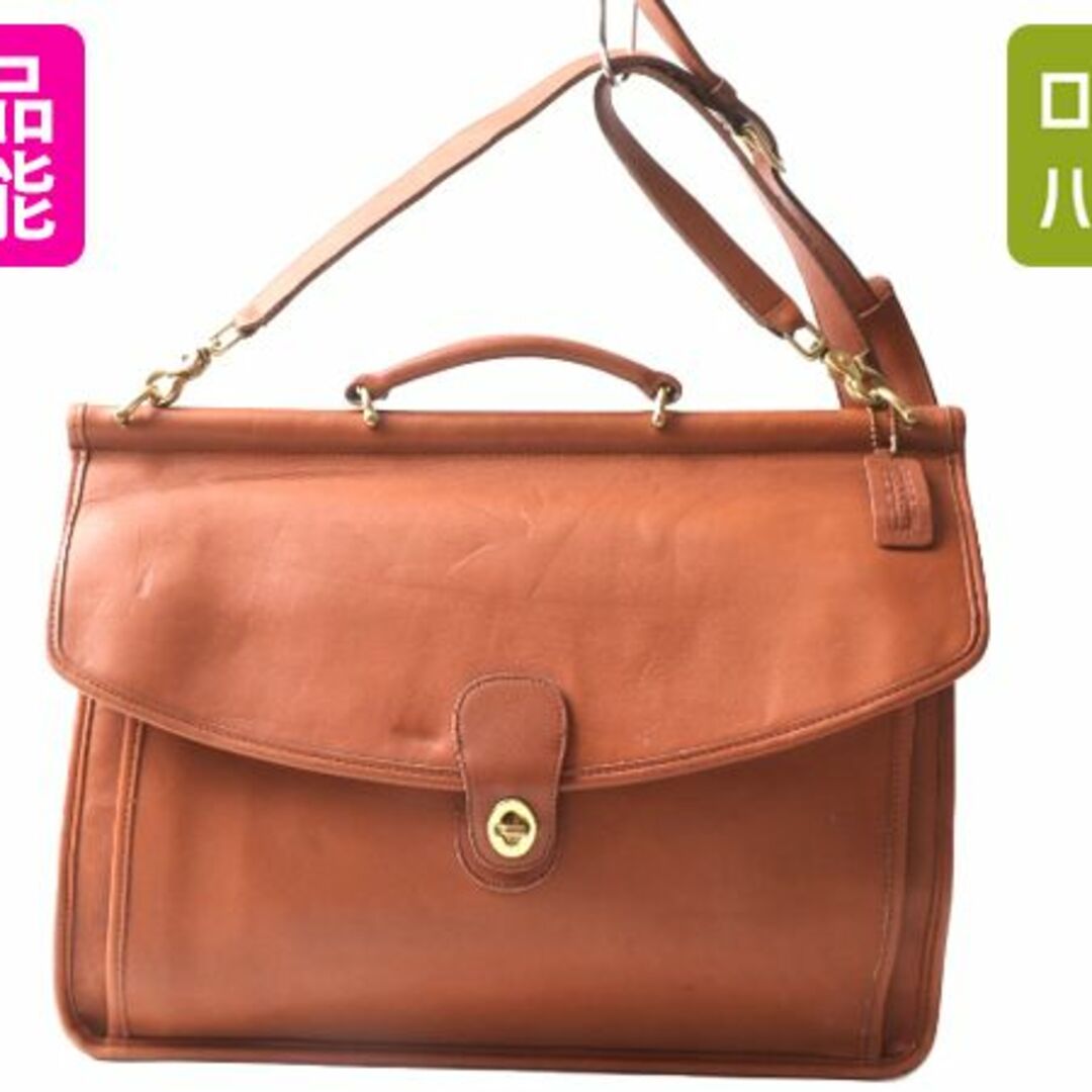 COACH - USA製 オールドコーチ 本革 レザー 2way レザーバッグ COACH - USA製 オールドコーチ 本革 レザー 2way レザーバッグ