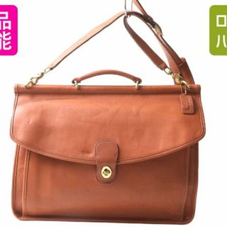 COACH - USA製 オールドコーチ 本革 レザー 2way レザーバッグ COACH - USA製 オールドコーチ 本革 レザー 2way レザーバッグ