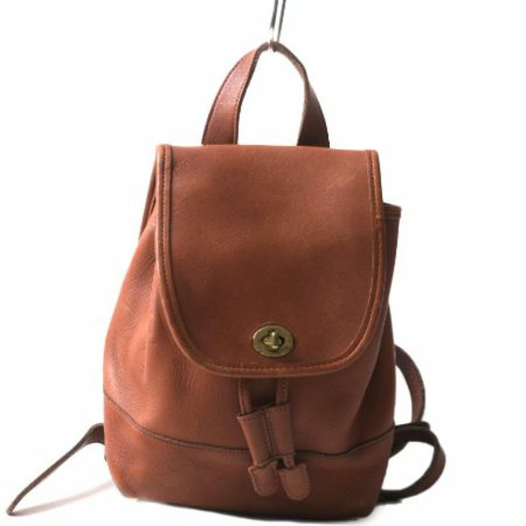 COACH - USA製 オールドコーチ 本革 レザー リュック サック COACH - USA製 オールドコーチ 本革 レザー リュック サック