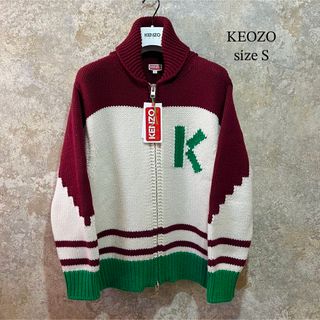 ケンゾー(KENZO)のタグ付き極美品 定価138600円 KENZO ケンゾー カウチンニット(ニット/セーター)