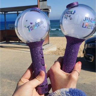 ボウダンショウネンダン(防弾少年団(BTS))のBTS アミボム ラメグリッターステッカー ペンライト glitter シール(アイドルグッズ)