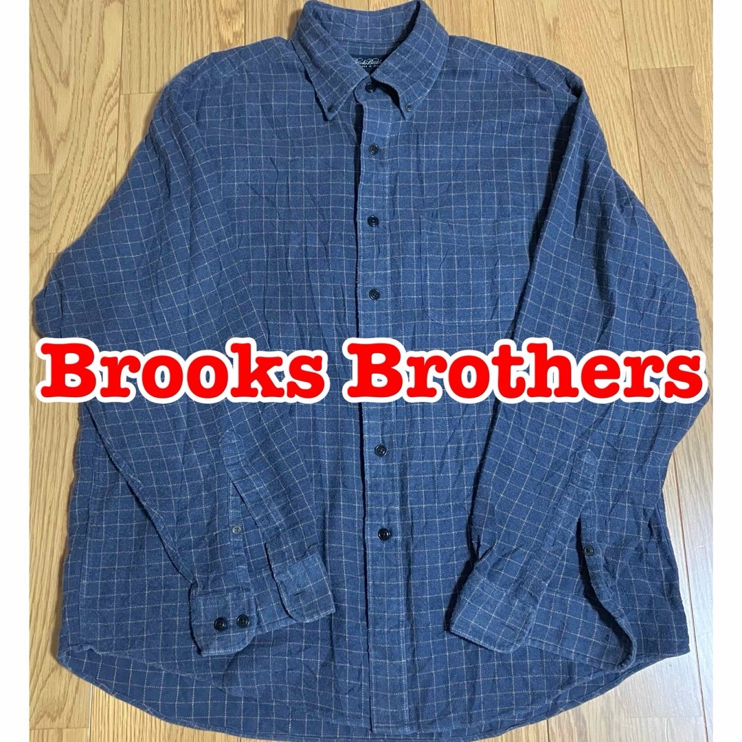 Brooks Brothers(ブルックスブラザース)の古着 ブルックスブラザーズ コットン BDチェックネルシャツ メンズのトップス(シャツ)の商品写真
