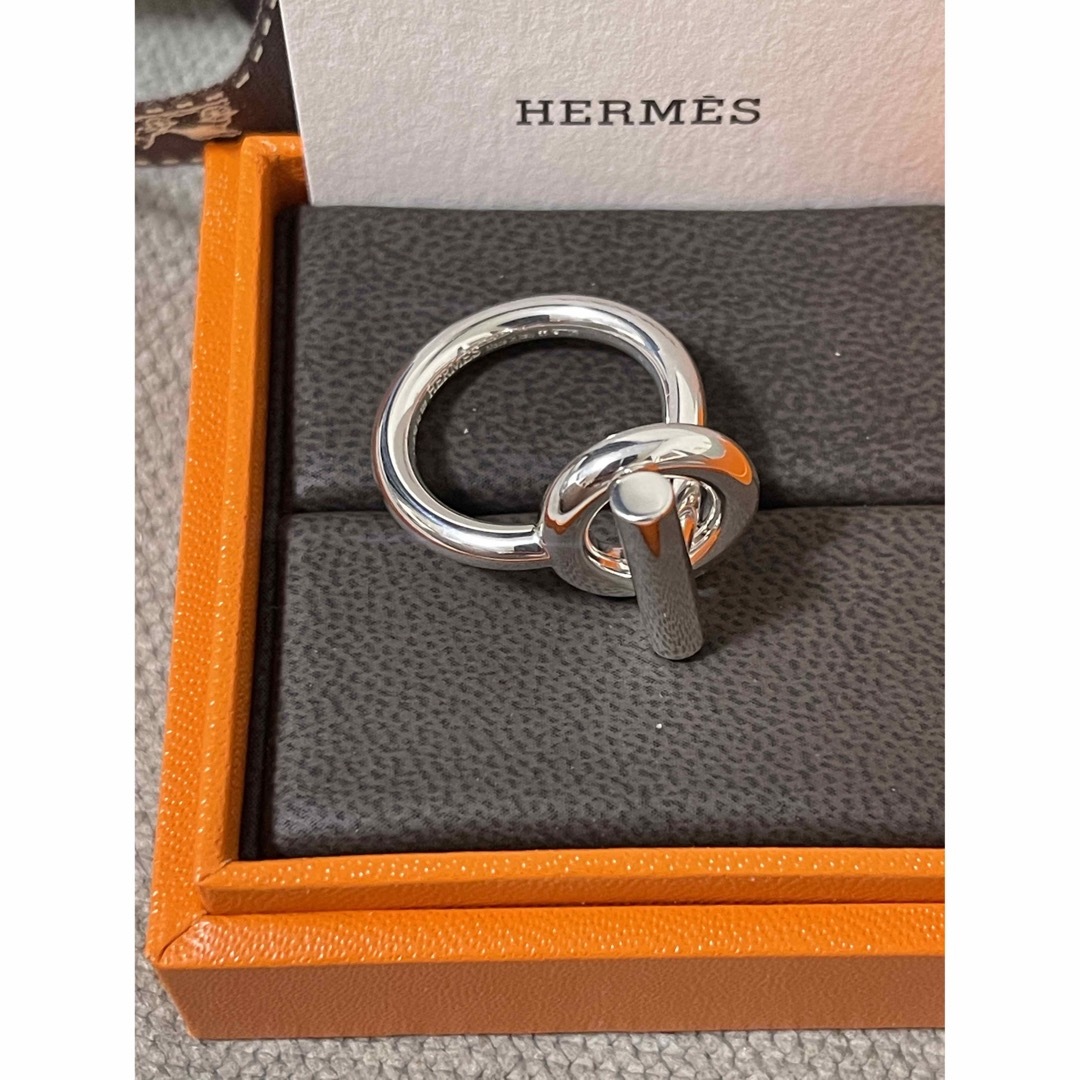 値下げ！新品未使用　HERMES エルメス エシャペ シルバーリング 55号