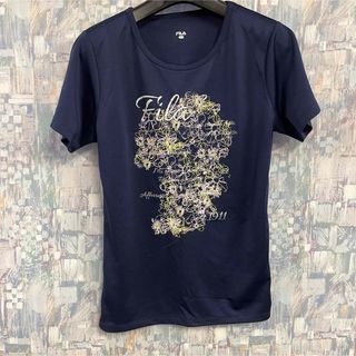 フィラ(FILA)のbaiya FILA フィラ　L Tシャツ　速乾　スポーツ　花柄　レディース(Tシャツ(半袖/袖なし))