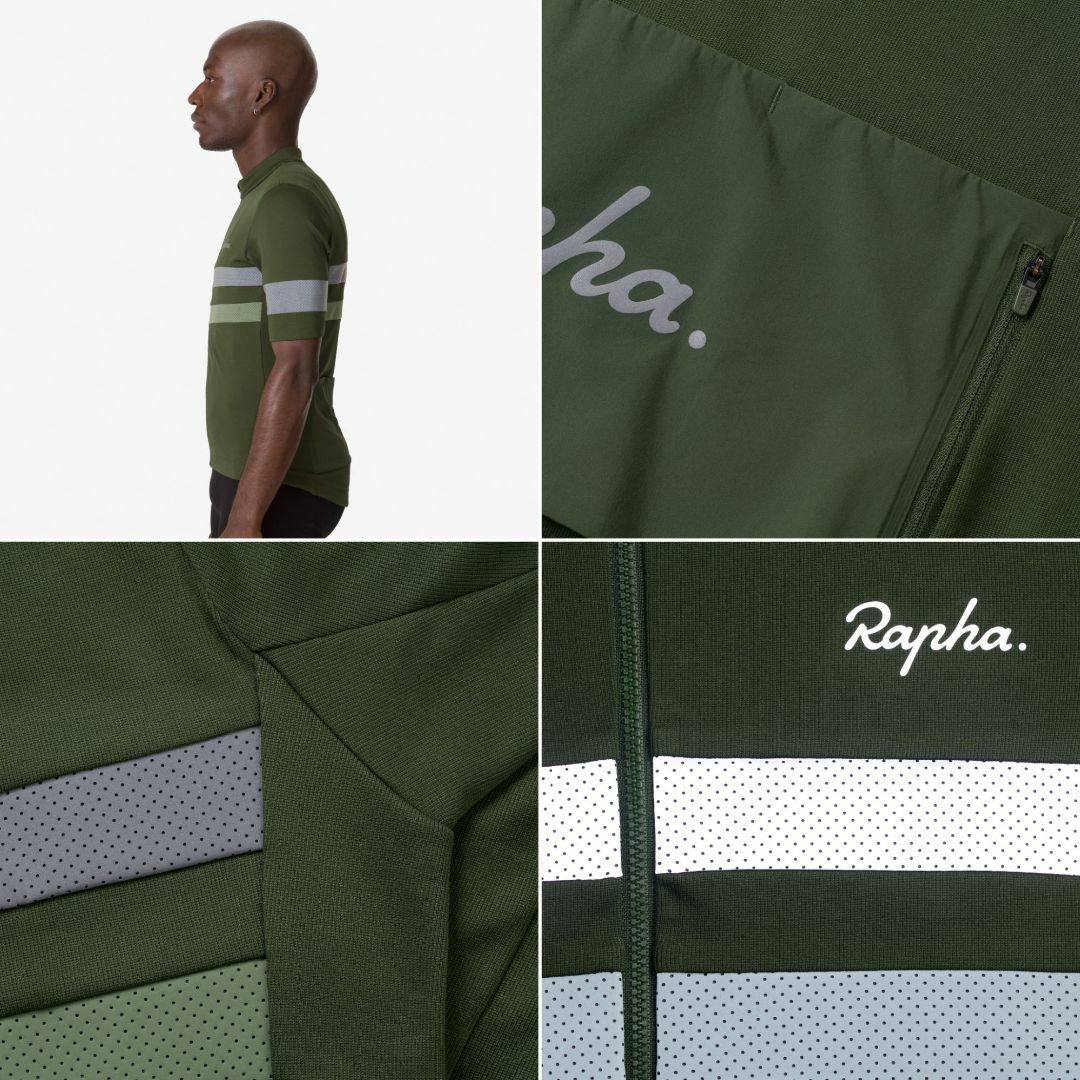 新品 Rapha メンズ ブルベ ジャージ ディープオリーブグリーン